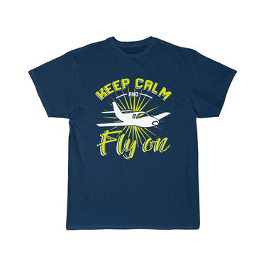 keep calm and fly on pilo T-SHIRT THE AV8R